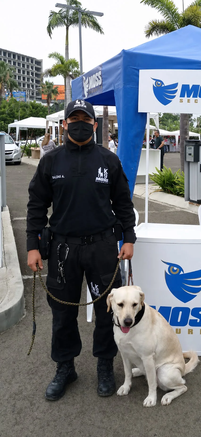 Binomio MOSS K9 en cobertura preventiva de evento